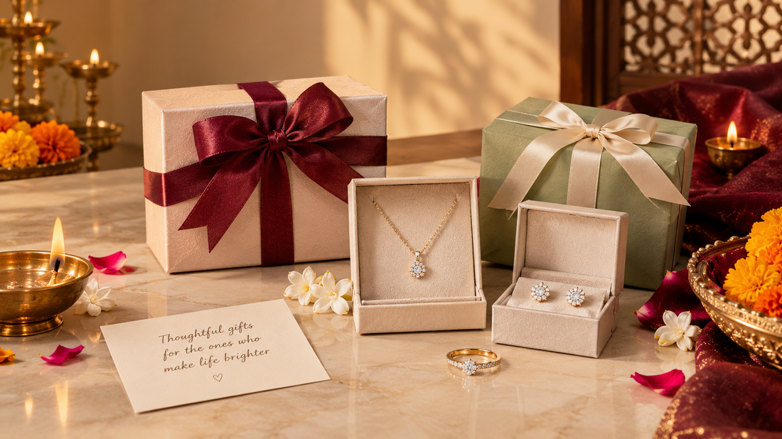 Diwali Diamond Gifts Under ₹1 Lakh for Mother, Wife and Sister