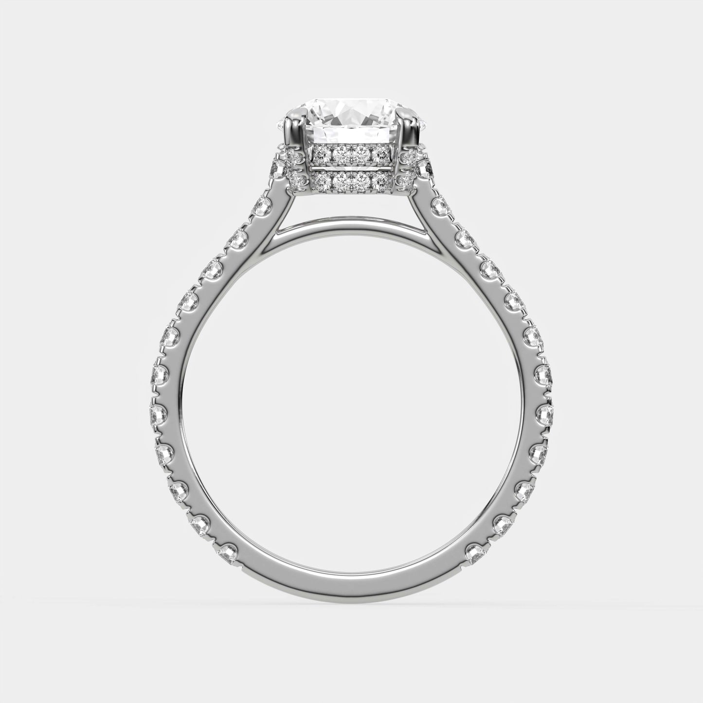 Solitaire with Pave