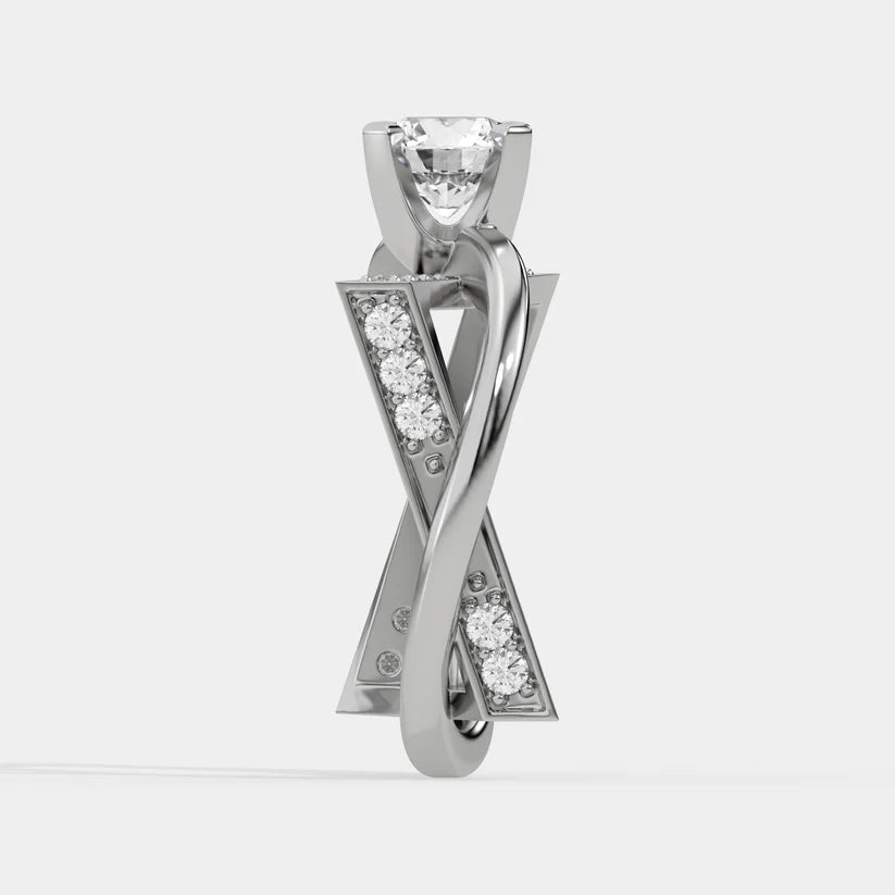 Celestial Cross Diamond Ring