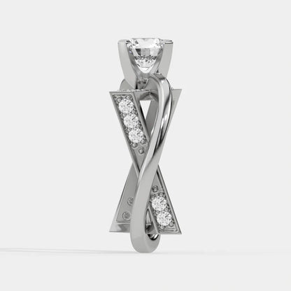 Celestial Cross Diamond Ring