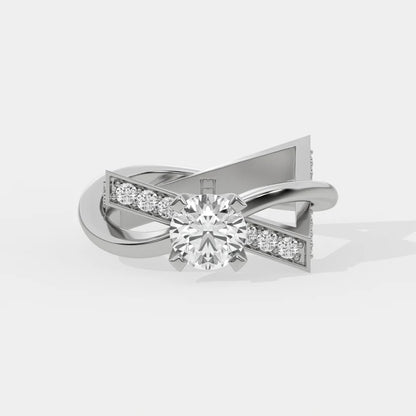 Celestial Cross Diamond Ring