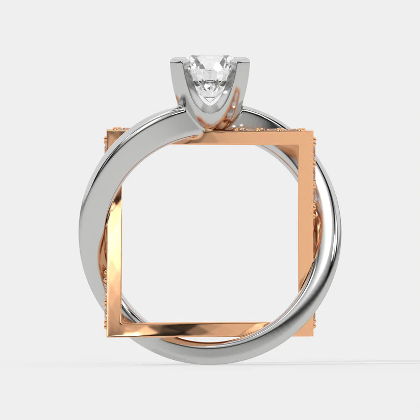 Celestial Cross Diamond Ring