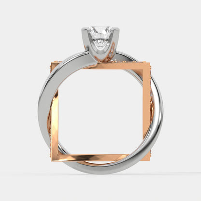 Celestial Cross Diamond Ring