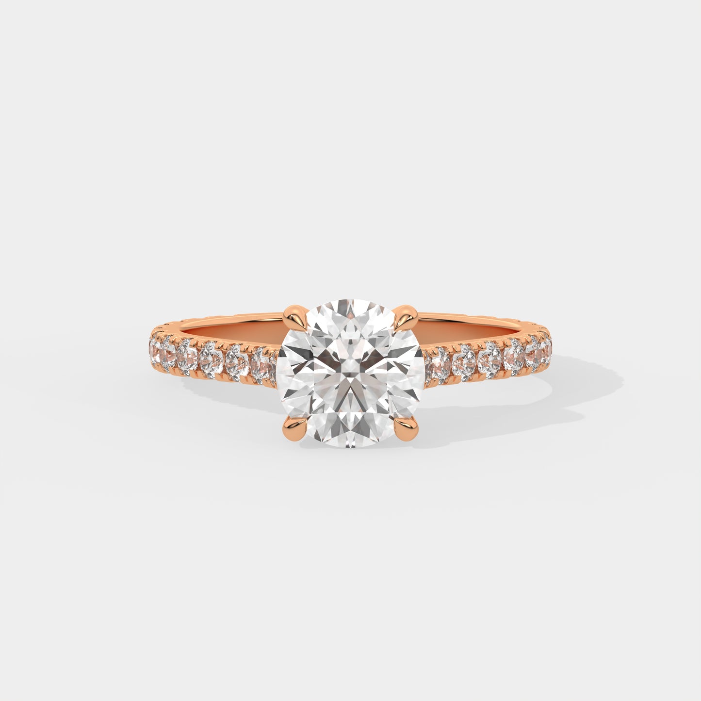 Solitaire with Pave