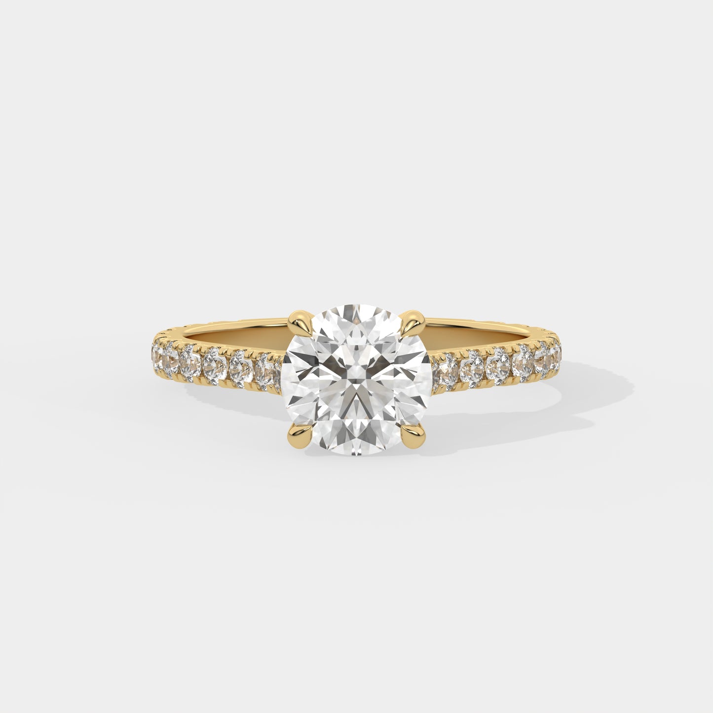 Solitaire with Pave