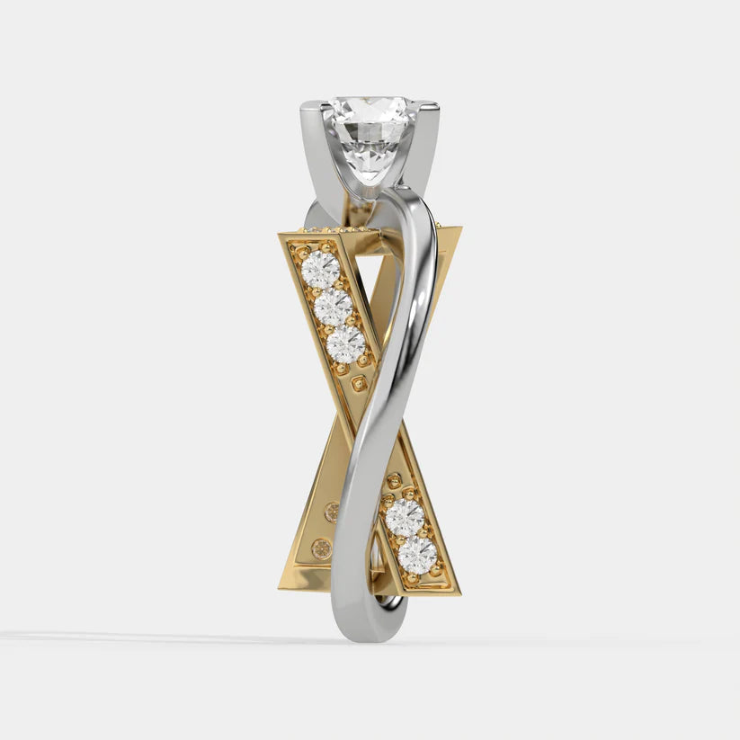 Celestial Cross Diamond Ring