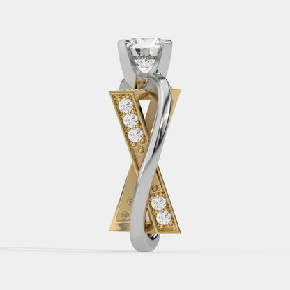 Celestial Cross Diamond Ring