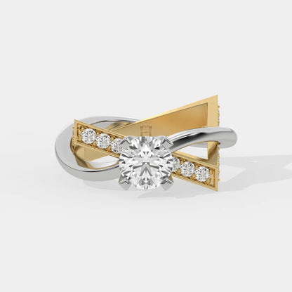 Celestial Cross Diamond Ring