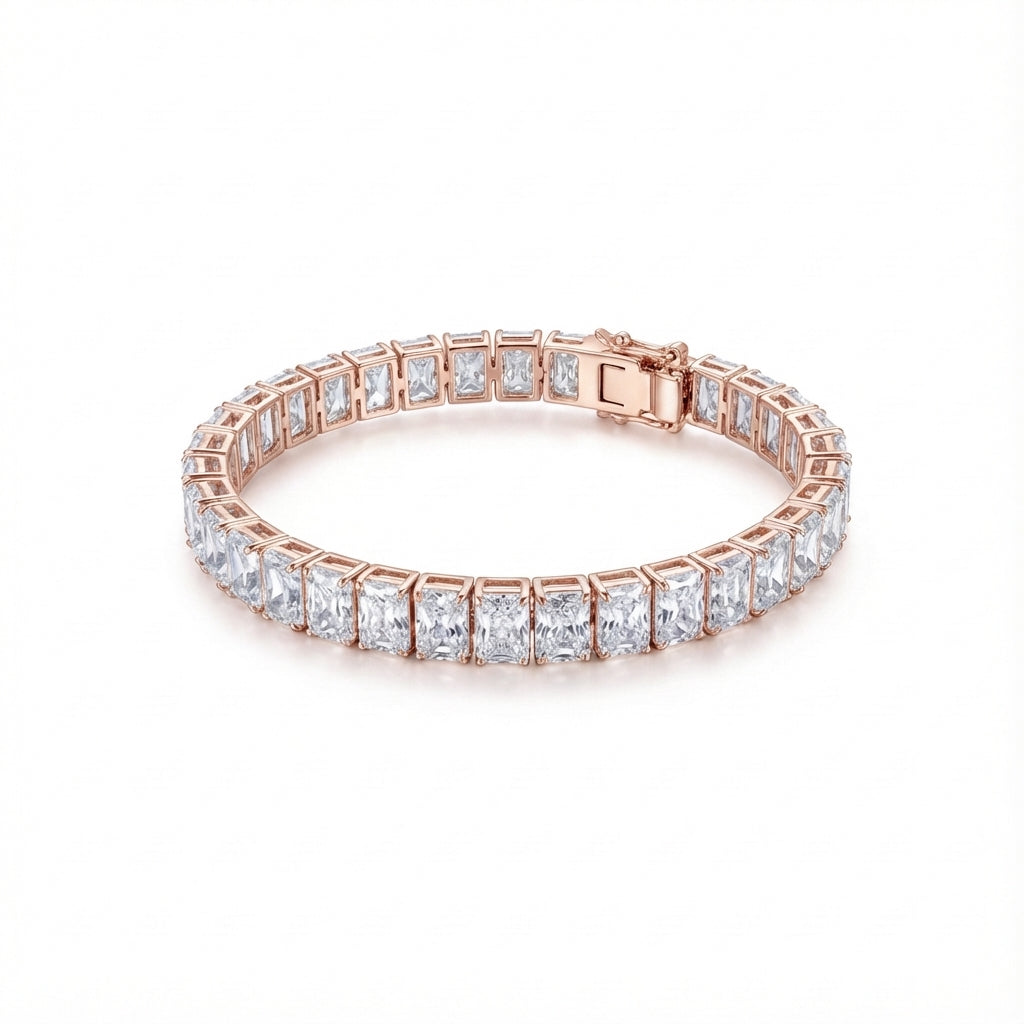 29 TCW Radiant Tennis Bazel Setting Bracelet