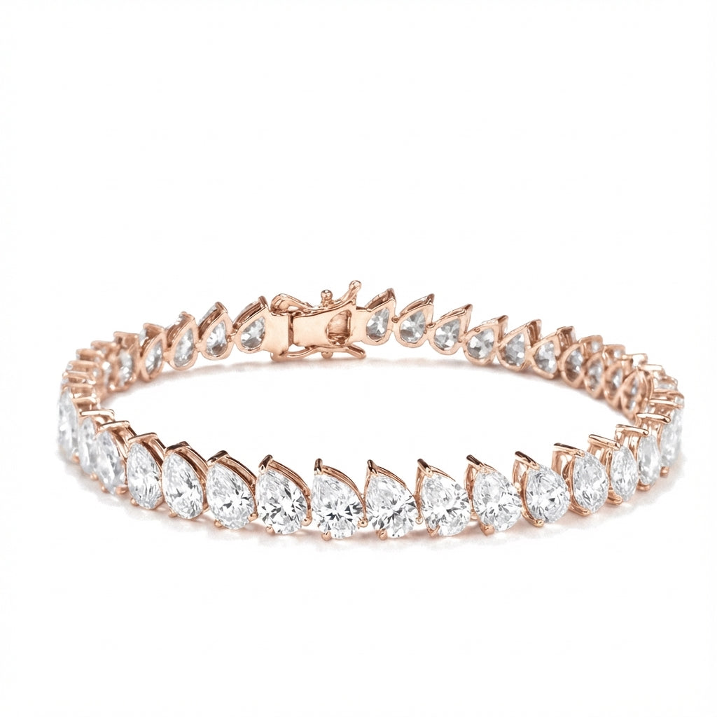 9 TCW Oval Tennis Bracelet