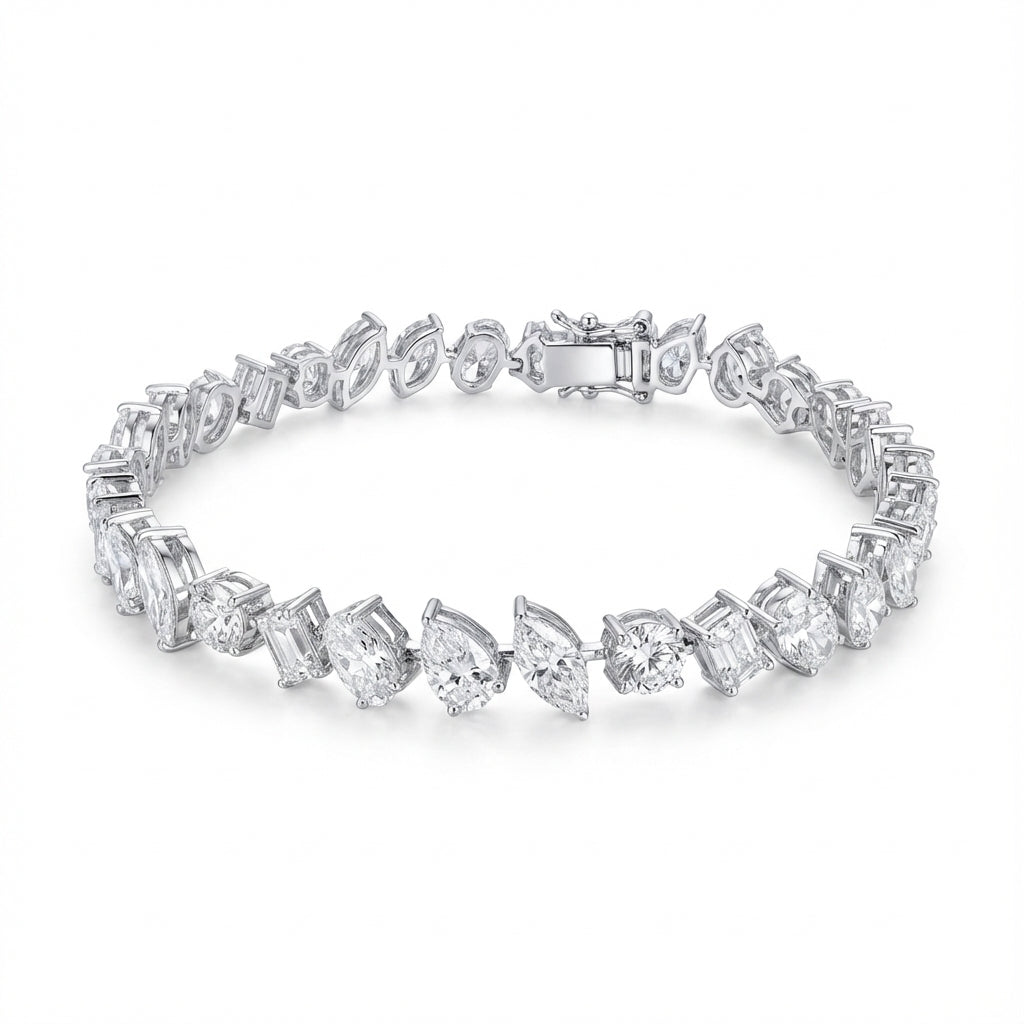 17 TCW Fancy Tennis Bracelet