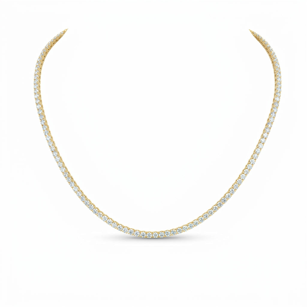 Classic Round Tennis Necklace