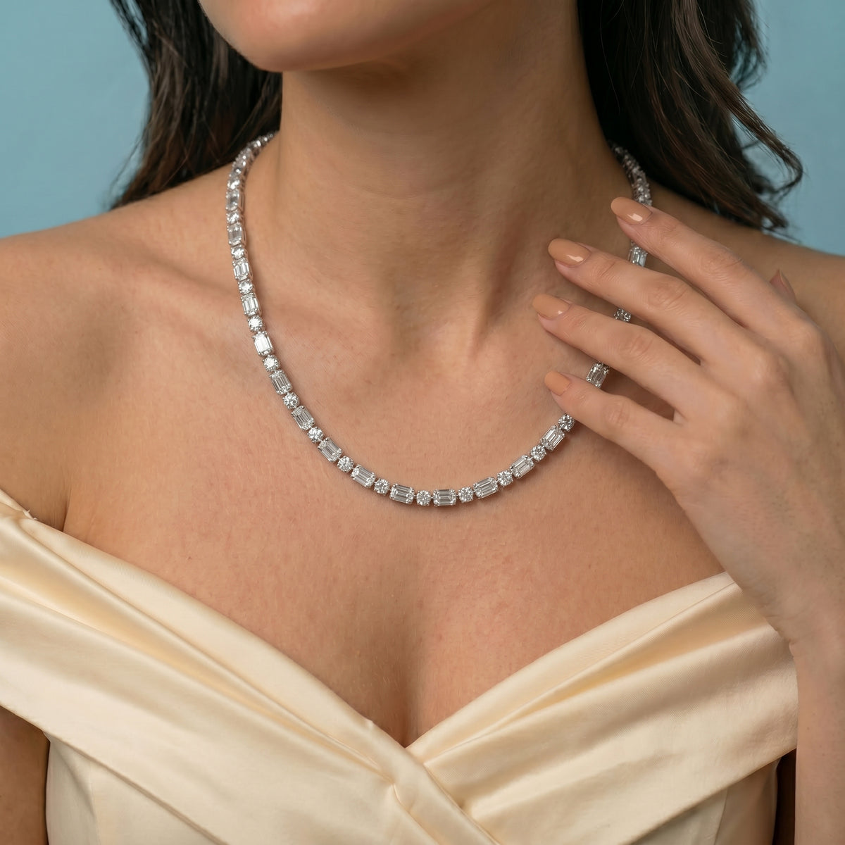 14K WHITE GOLD
