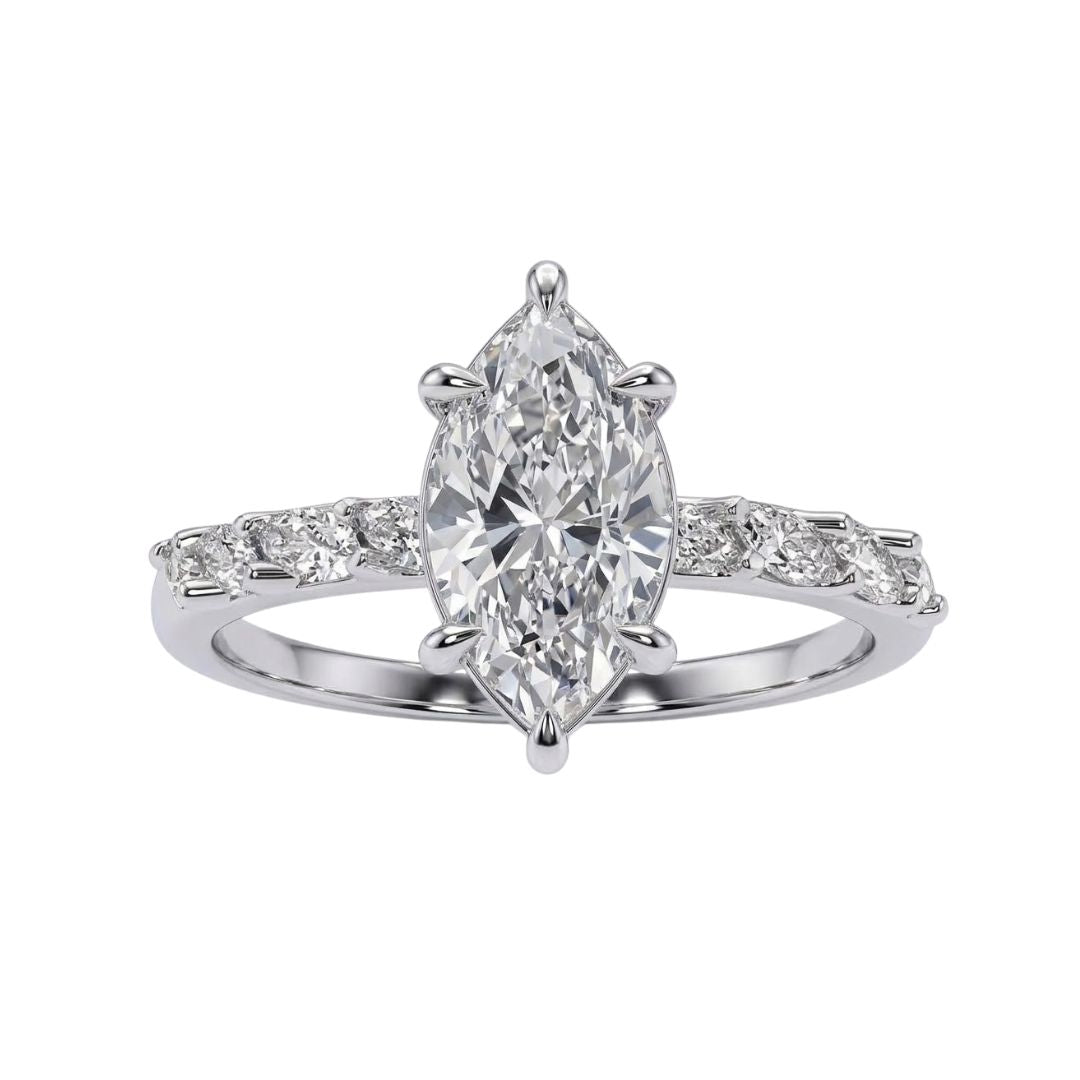 14K WHITE GOLD