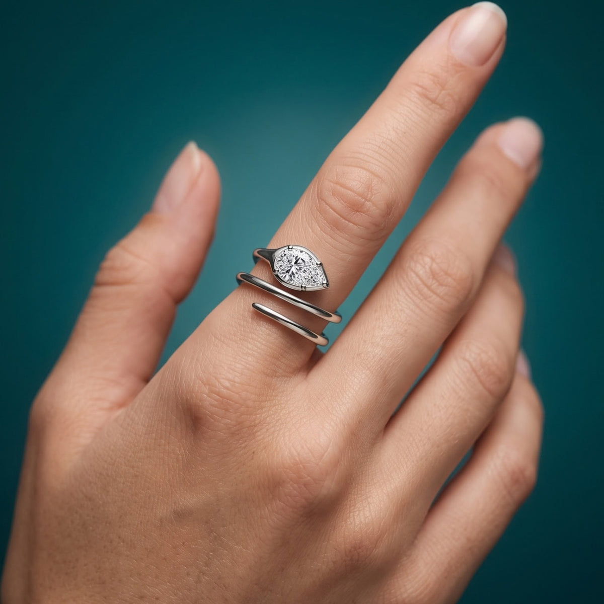 14K WHITE GOLD