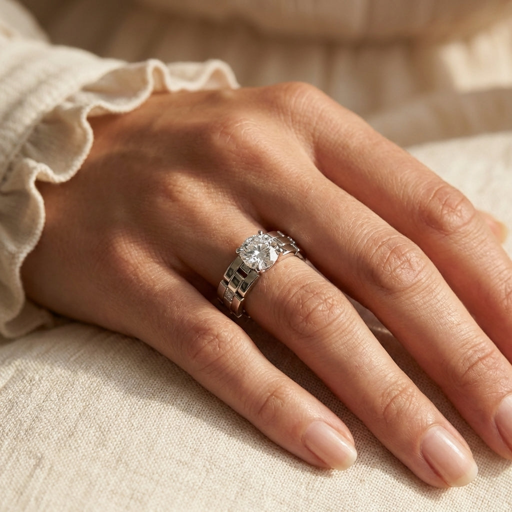 18K WHITE GOLD