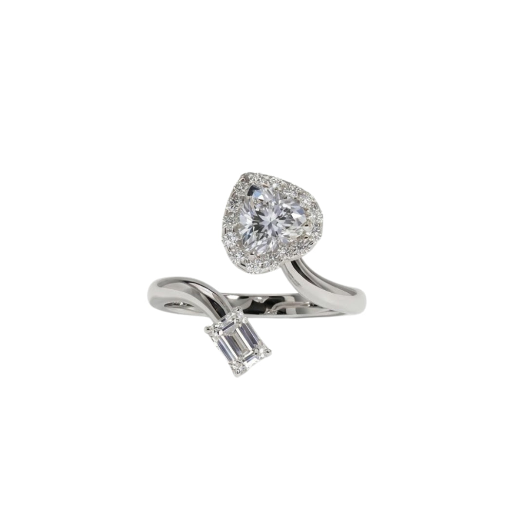 14K WHITE GOLD