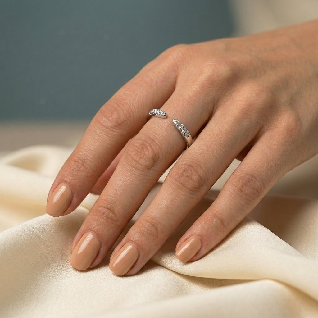 14K WHITE GOLD