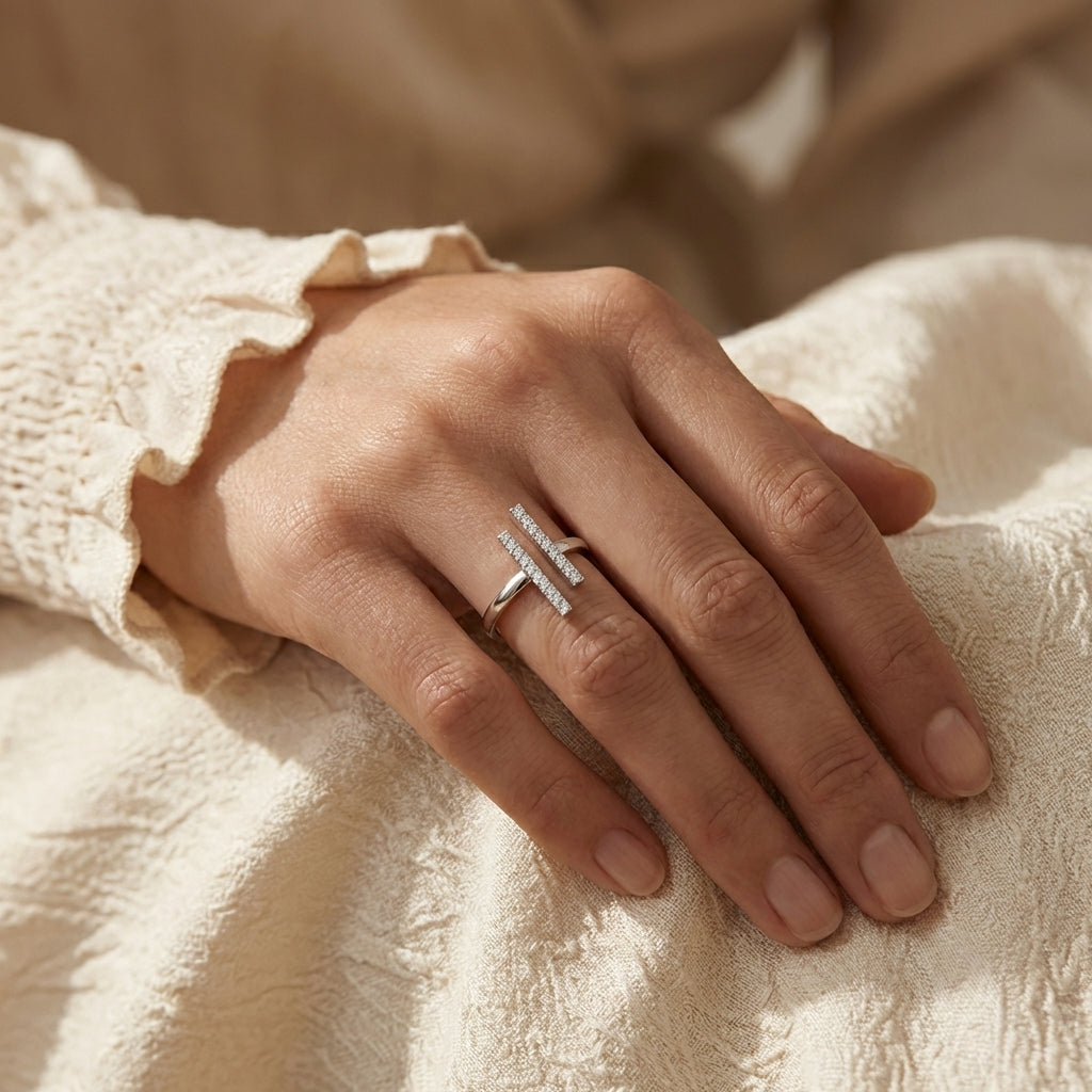18K WHITE GOLD