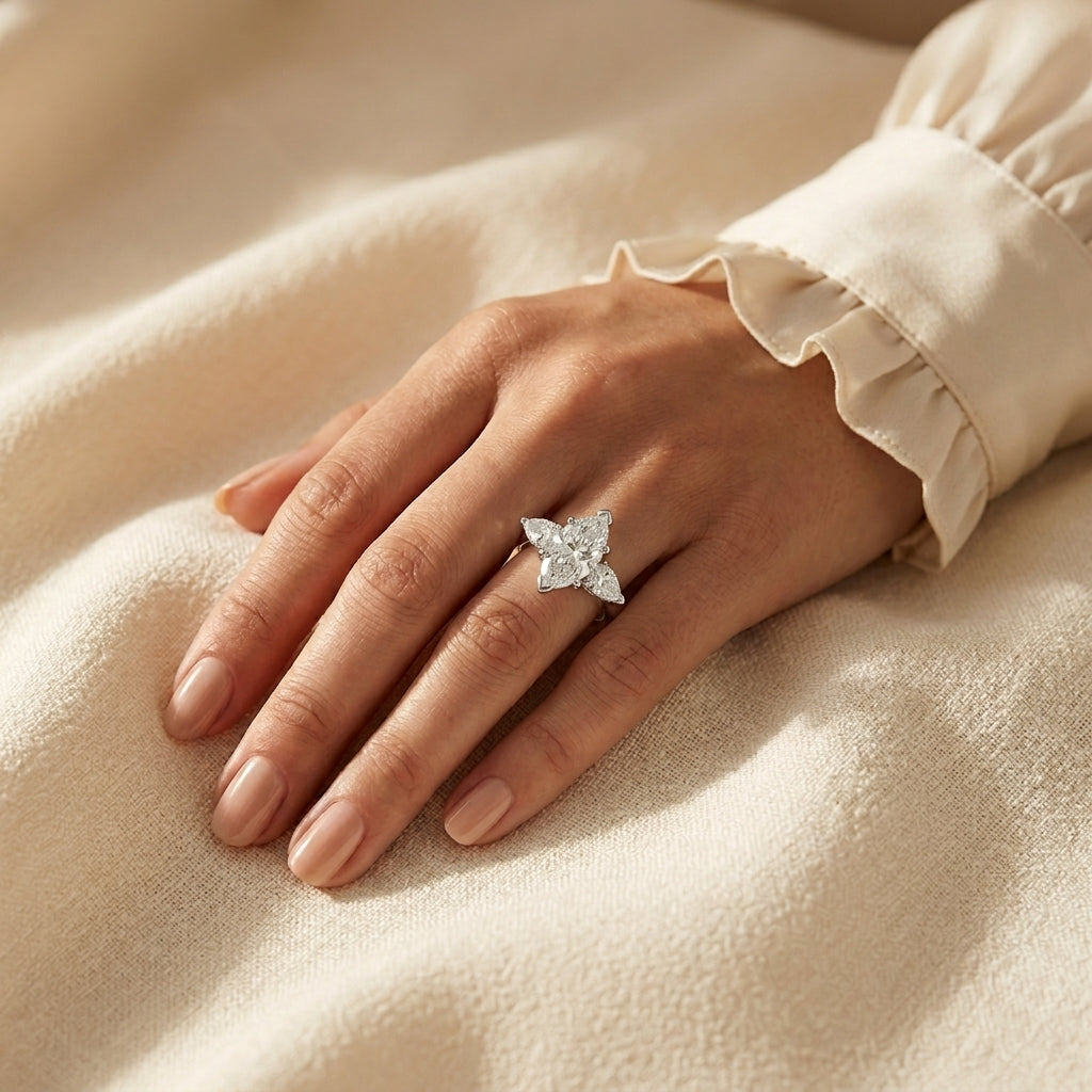 14K WHITE GOLD