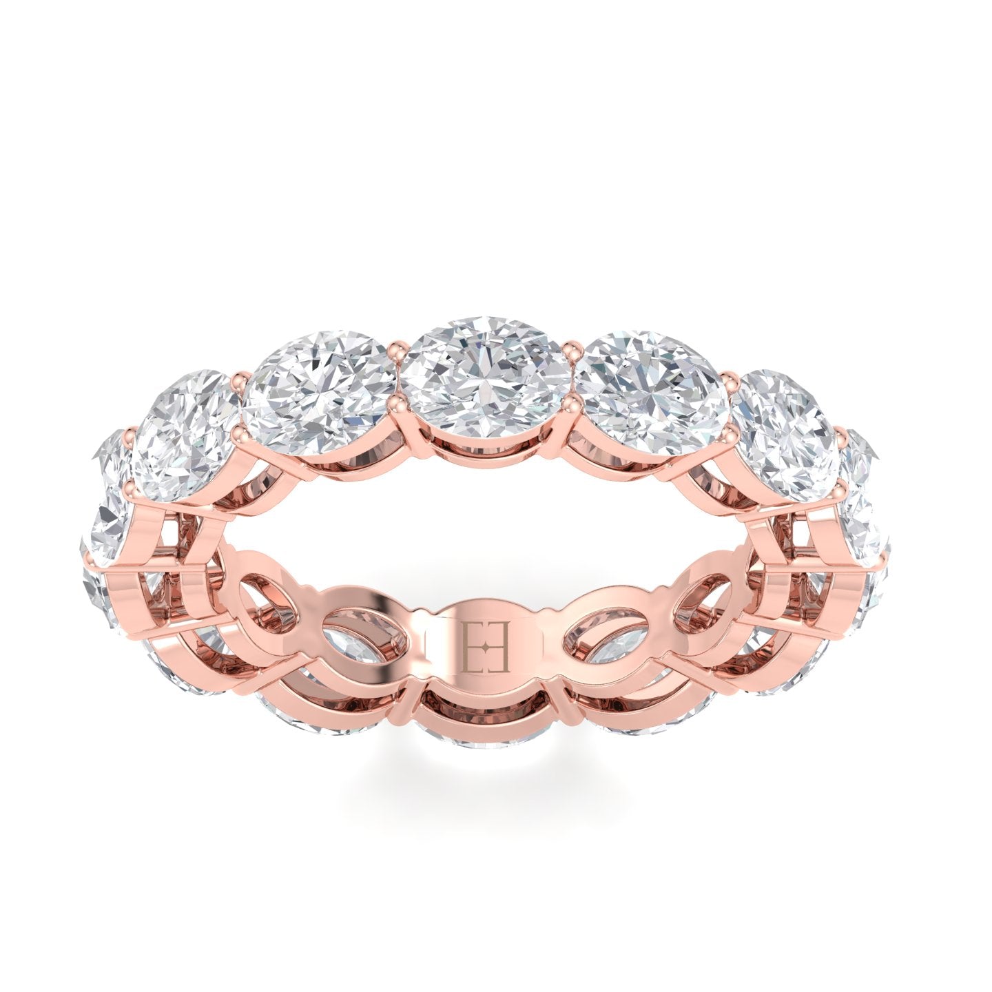 Oval Eternity Band