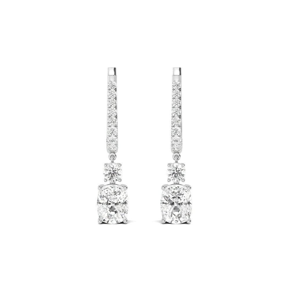 0.4 TCW Round Studs 4-Prong Basket Setting