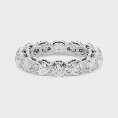 Oval Eternity Band